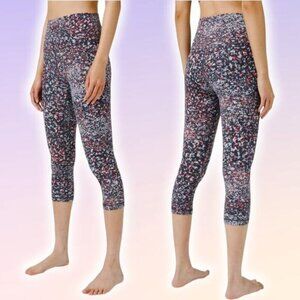 LULULEMON Align Crop 21" Sz 2 Water Blossom Multi